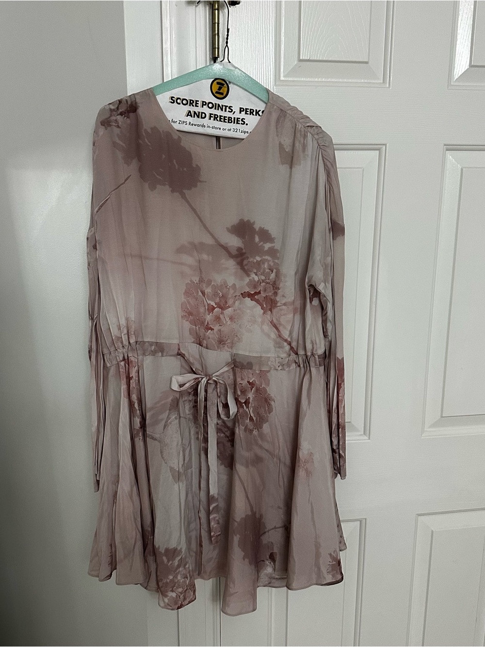 AllSaints Soft Blush Slip Dress